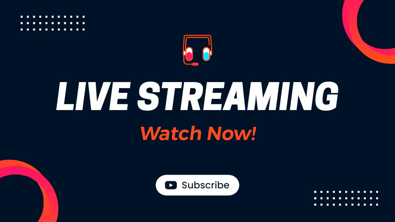 Dynamic Live Streaming Gaming YouTube Thumbnail Template