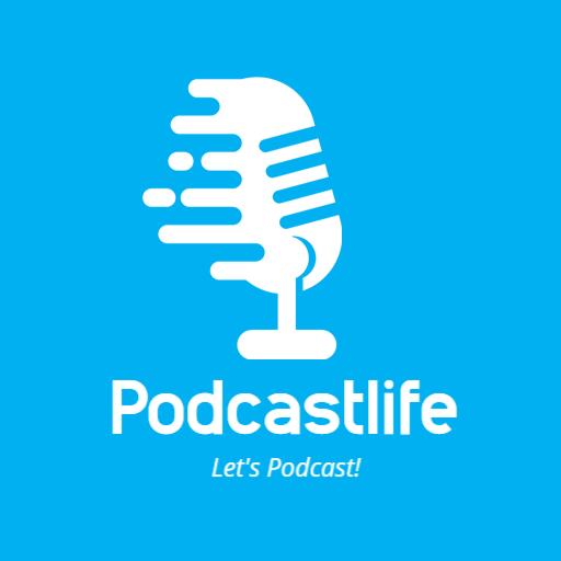 Dynamic Microphone Design Capturing Engaging Podcast Moments Logo Template