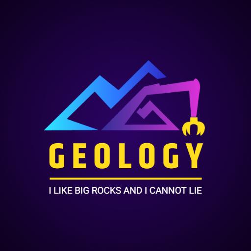Dynamic Mountain Landscape Design Emphasizing Geology Logo Template
