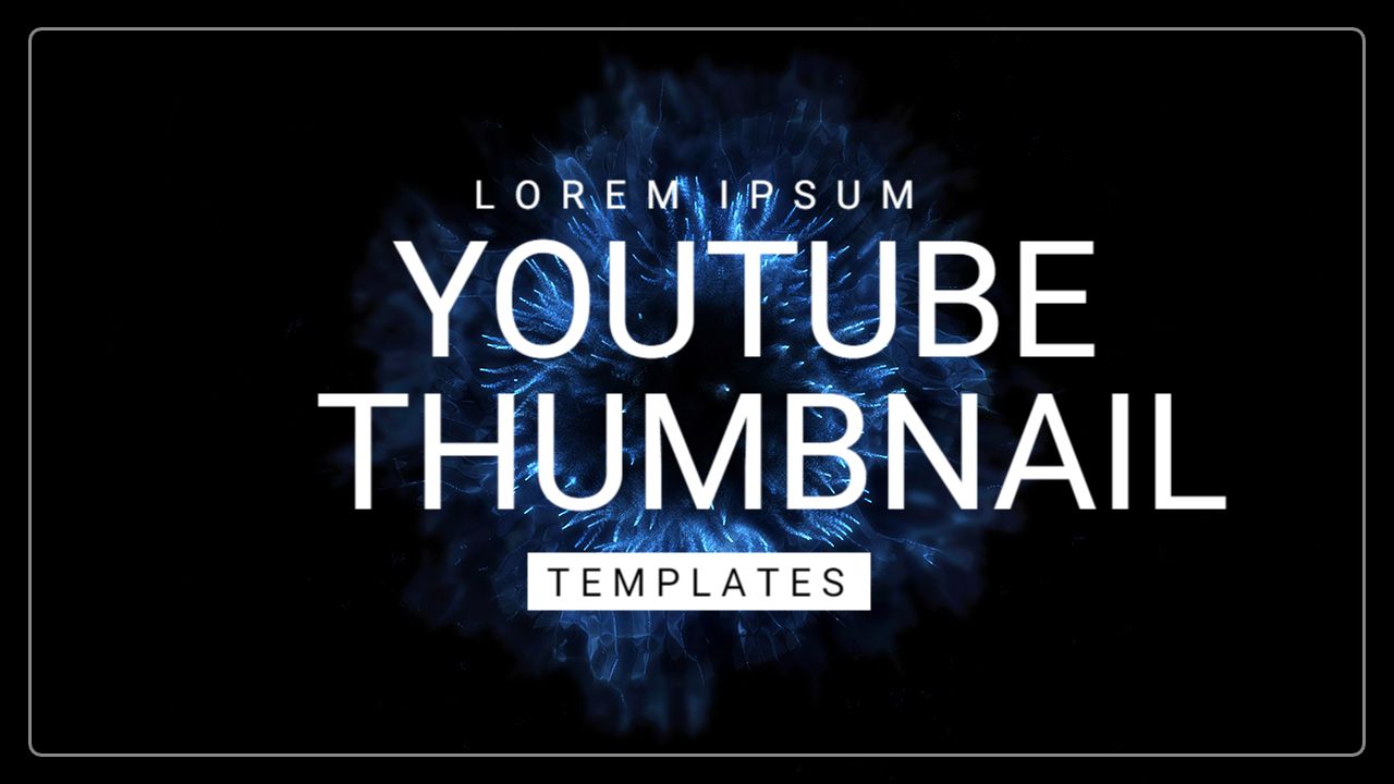 Dynamic Neon Energy Motion Trending YouTube Thumbnail Template