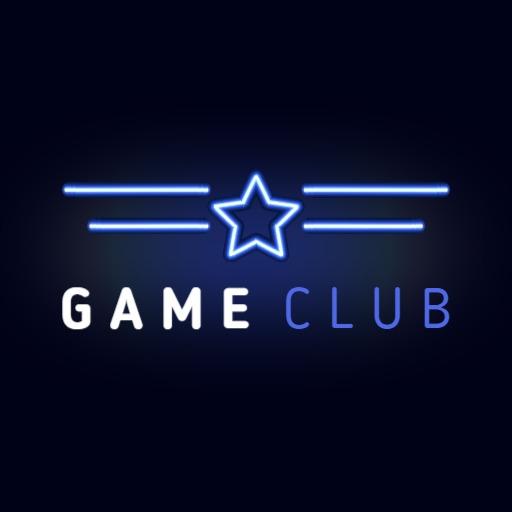 Dynamic Neon Star Design Showcasing Gaming Club Logo Template