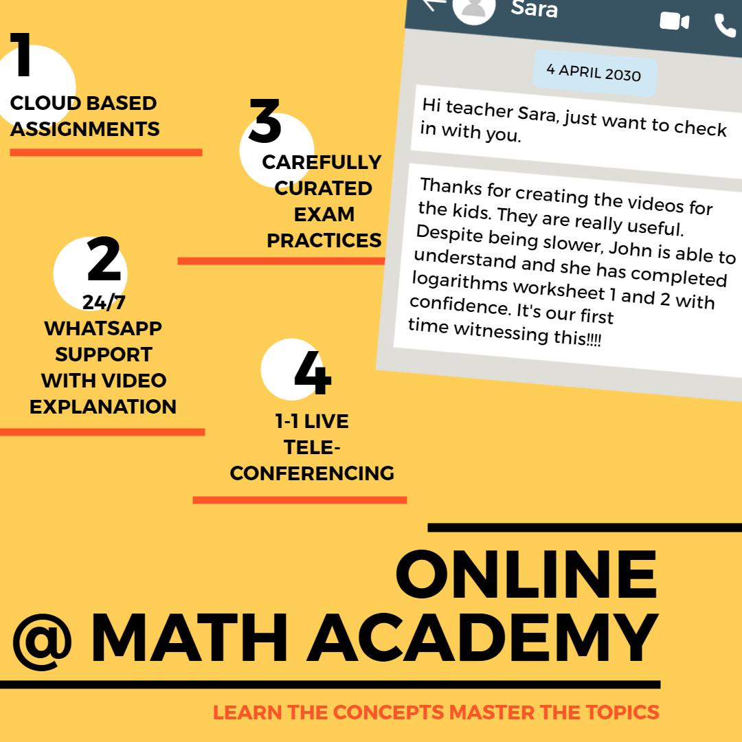 Dynamic Online Learning Features for Math Academy Ad Template