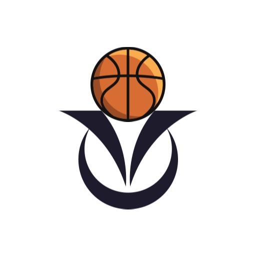 Dynamic Orange Basketball Design Representing Sports Logo Template