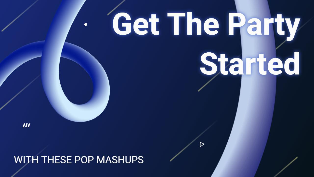 Dynamic Party Starter Music Mix Trending YouTube Thumbnail Template