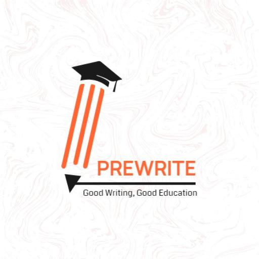 Dynamic Pen and Graduation Cap Symbolizing School Logo Template