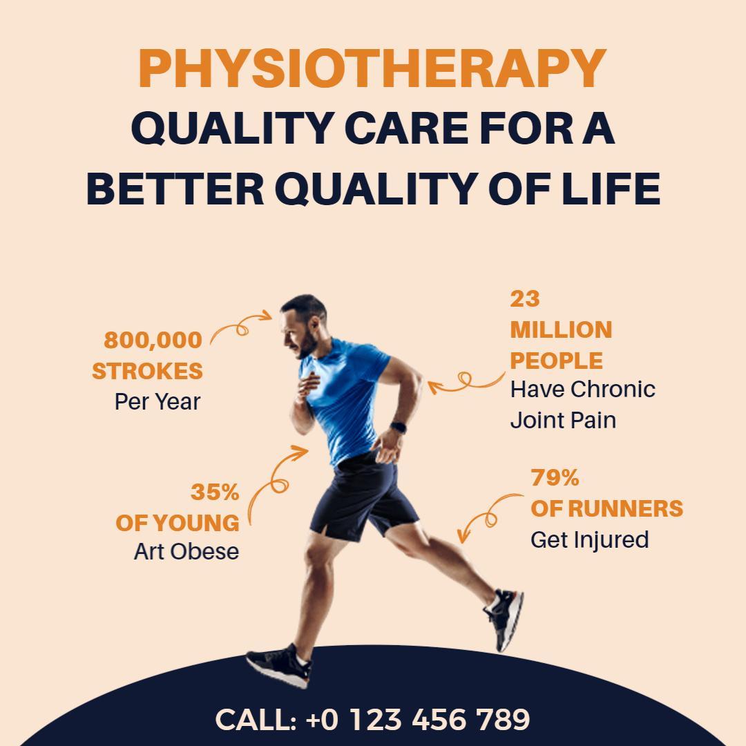 Dynamic Physiotherapy Promotion for Improved Quality of Life Ad Template