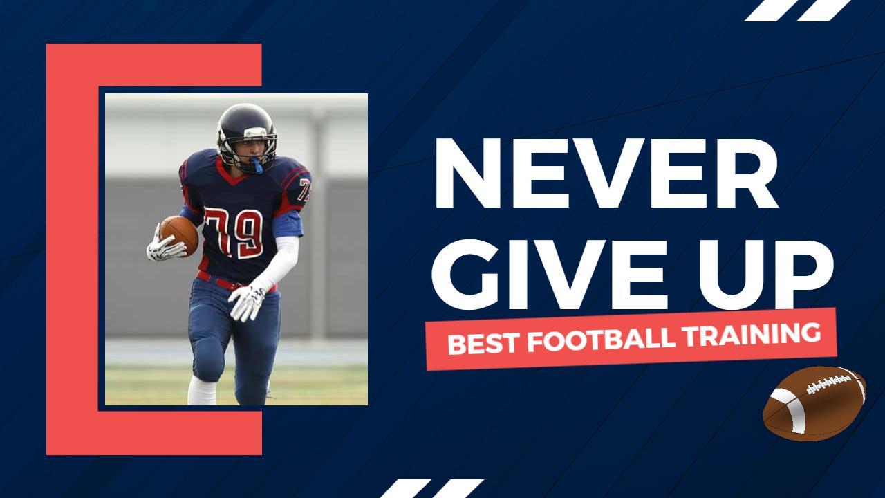 Dynamic Player Training Techniques Football YouTube Thumbnail Template
