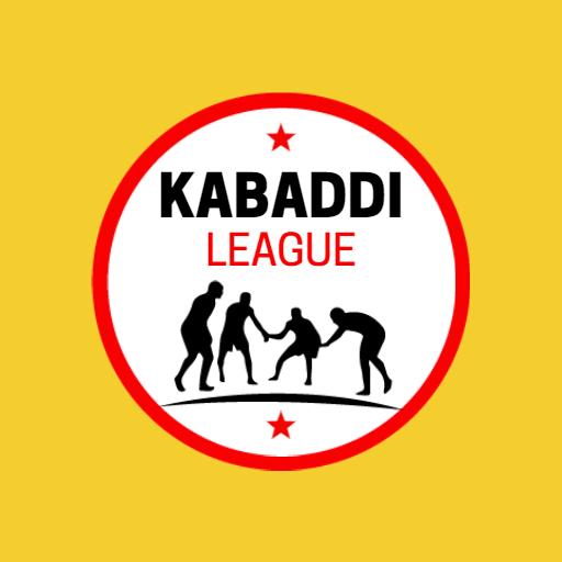 Dynamic Players Engaging in the Kabaddi League Logo Template