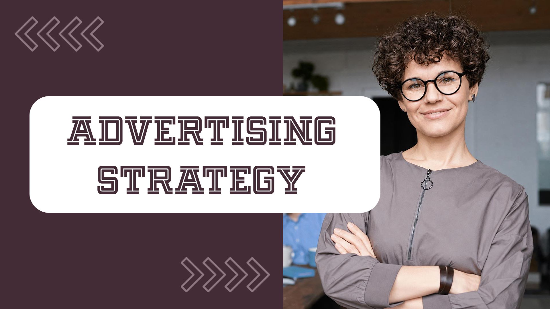 Dynamic Purple Advertising Strategy Marketing Presentation Template