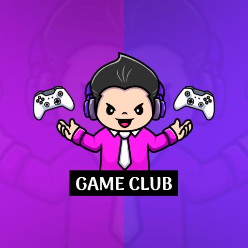 Dynamic Purple and Pink Gamer Design for Esports Logo Template