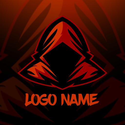 Dynamic Red and Black Esports Team Identity Logo Template