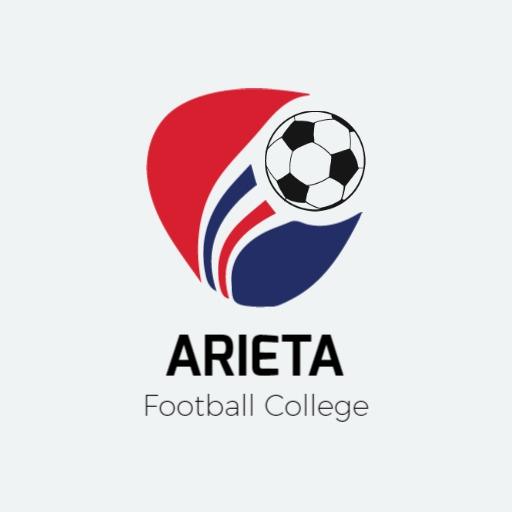Dynamic Red and Blue Design for Football College Logo Template