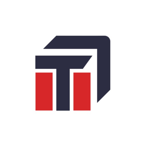 Dynamic Red and Navy Design Emphasizing Transportation Logo Template