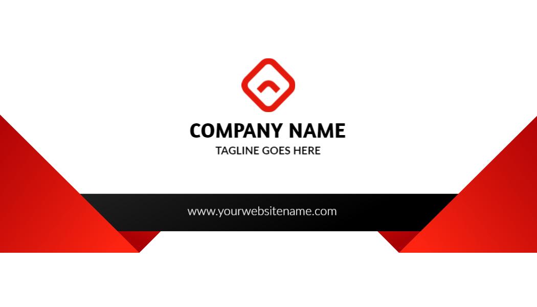 Dynamic Red Web Designer and Graphic Artist Business Card Template