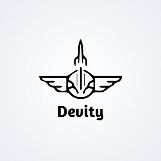 Dynamic Rocket Design Featuring Space Exploration Theme Logo Template