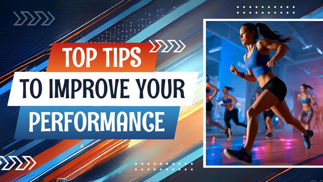 Dynamic Running Performance Tips Fitness YouTube Thumbnail Template