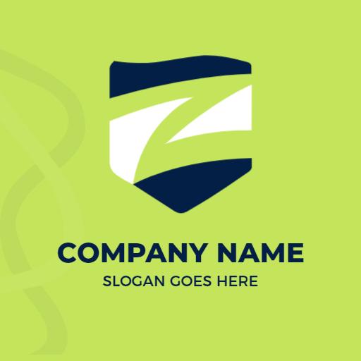 Dynamic Shield Design Featuring Z Letter for Branding Logo Template