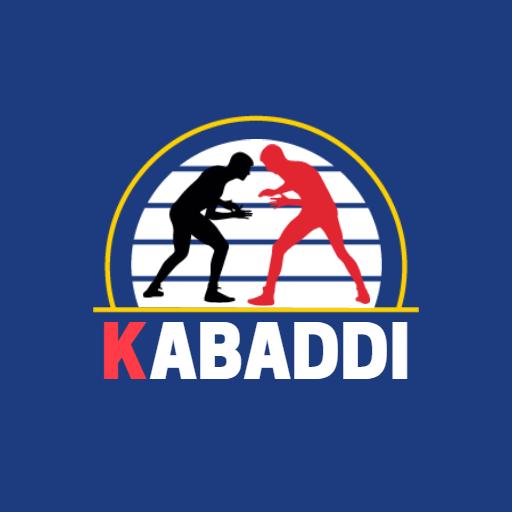 Dynamic Silhouettes of Kabaddi Players in Action Logo Template