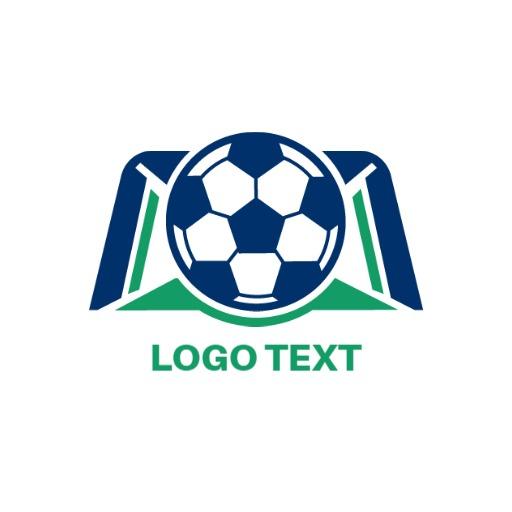 Dynamic Soccer Logo Featuring a Stylish Football Design Logo Template