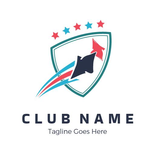 Dynamic Sports Elements Showcase Competitive Cornhole Logo Template