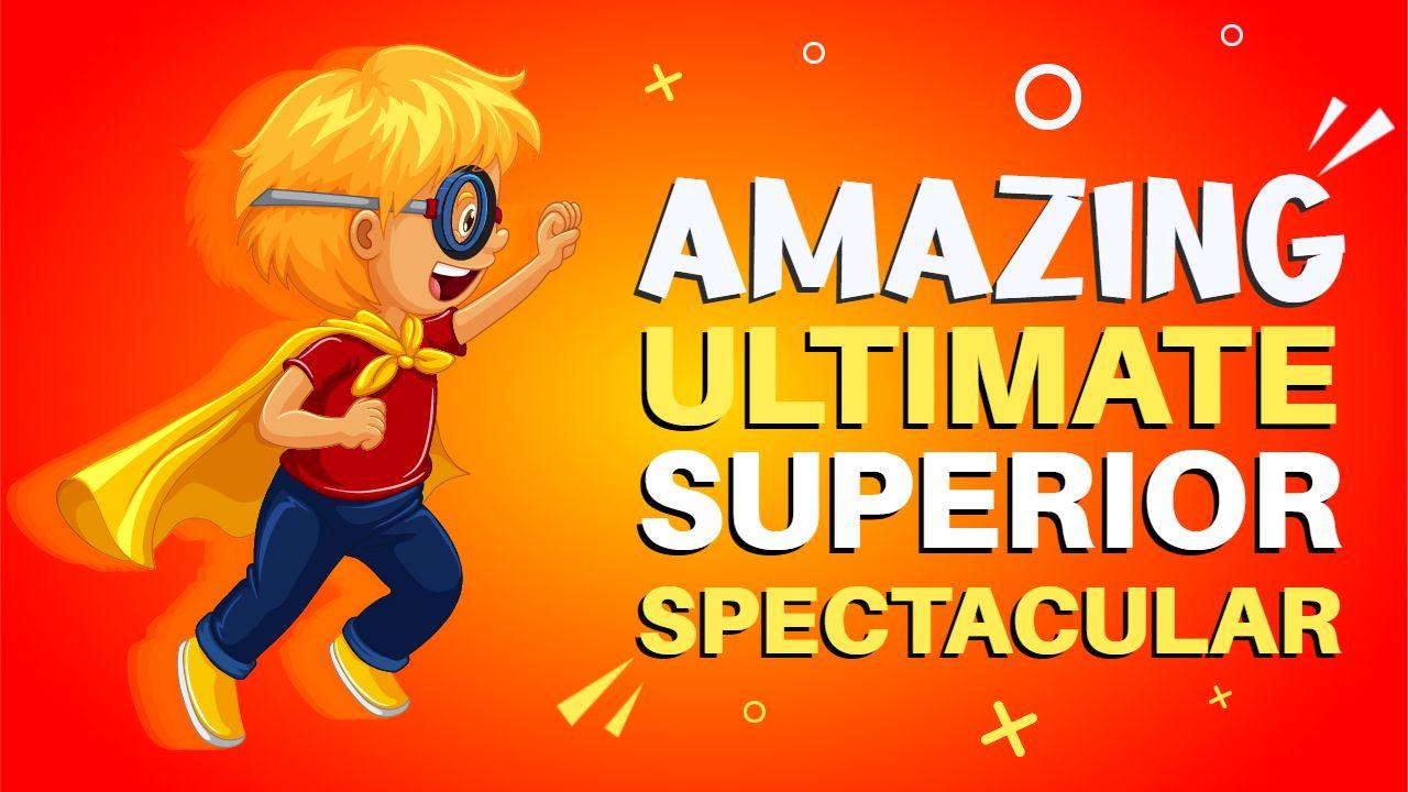 Dynamic Superhero Adventure Comic YouTube Thumbnail Template
