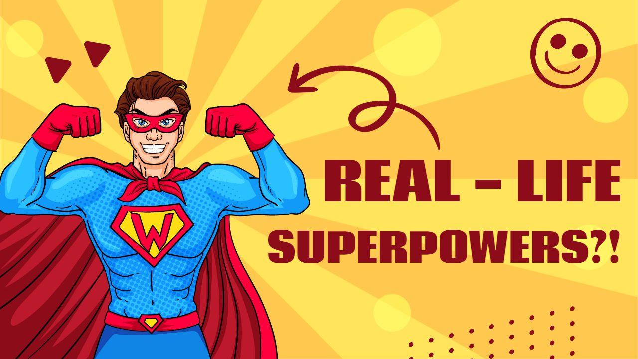 Dynamic Superhero Powers Comic YouTube Thumbnail Template