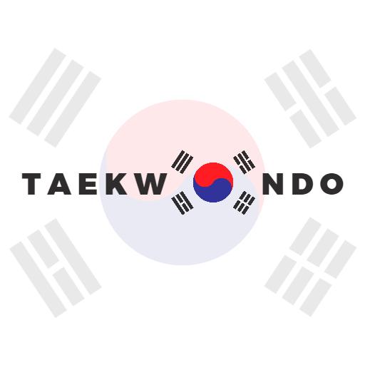 Dynamic Taekwondo Design Highlighting Korean Culture Logo Template