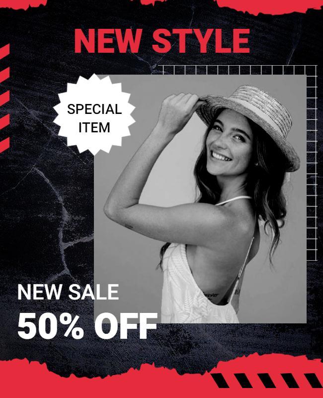 Dynamic Urban Chic Fashion Sale Flyer Template