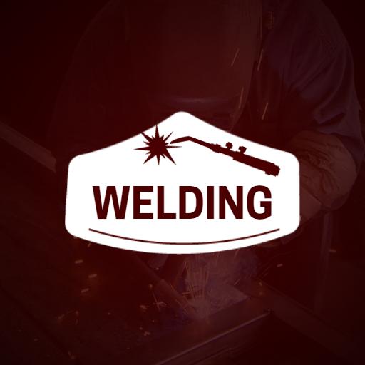 Dynamic Welding Equipment Showcasing Professional Skills Logo Template
