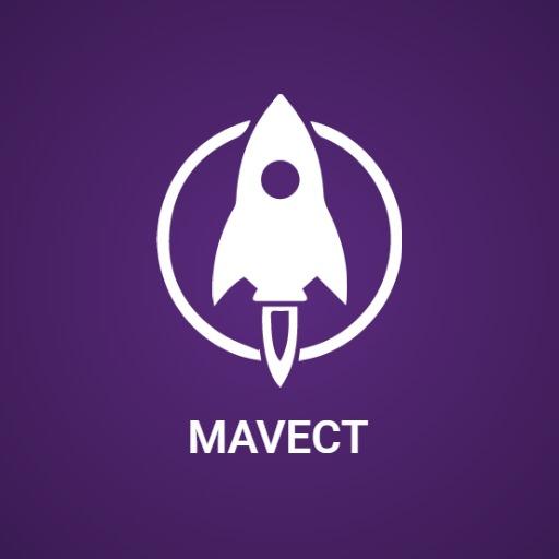 Dynamic White Rocket Launching Into Space Adventure Logo Template