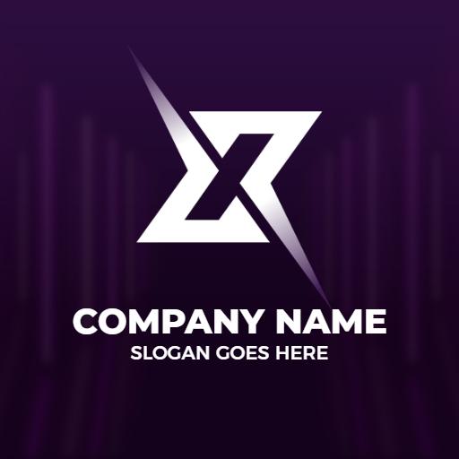 Dynamic X Letter Design Showcasing Modern Branding Logo Template