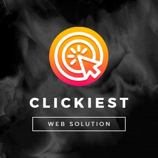 Dynamic Yellow and Pink Clickable Icon for Website Logo Template