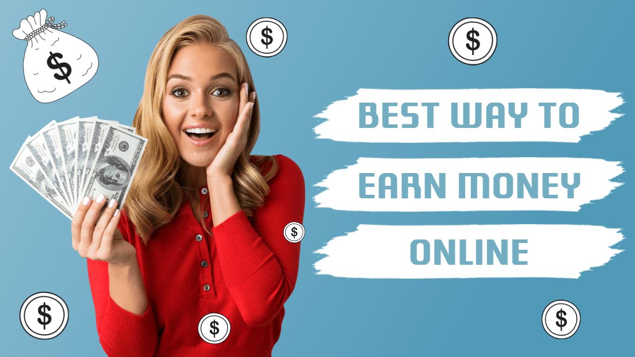 Earn Money Online Tips for Success Trending YouTube Thumbnail Template