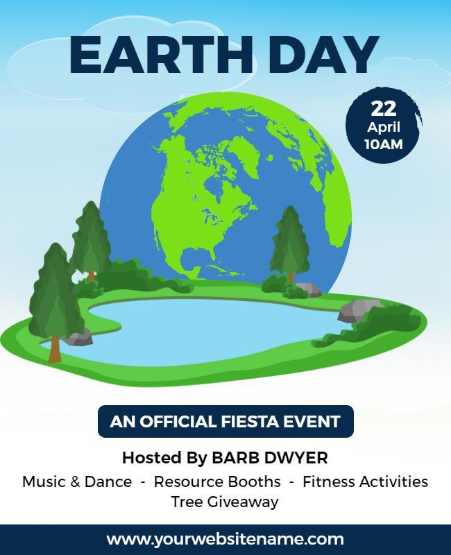 Earth Day Celebration Event Flyer Template