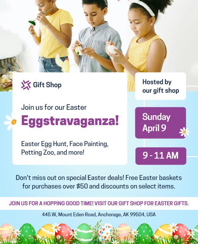 Easter Eggstravaganza Event Flyer Template