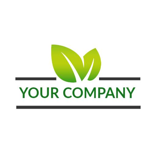 Eco-Friendly Green Leaf Design Promoting Environment Awareness Logo Template