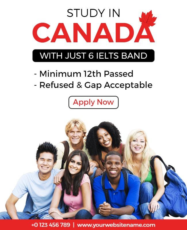 Education in Canada Flyer Template