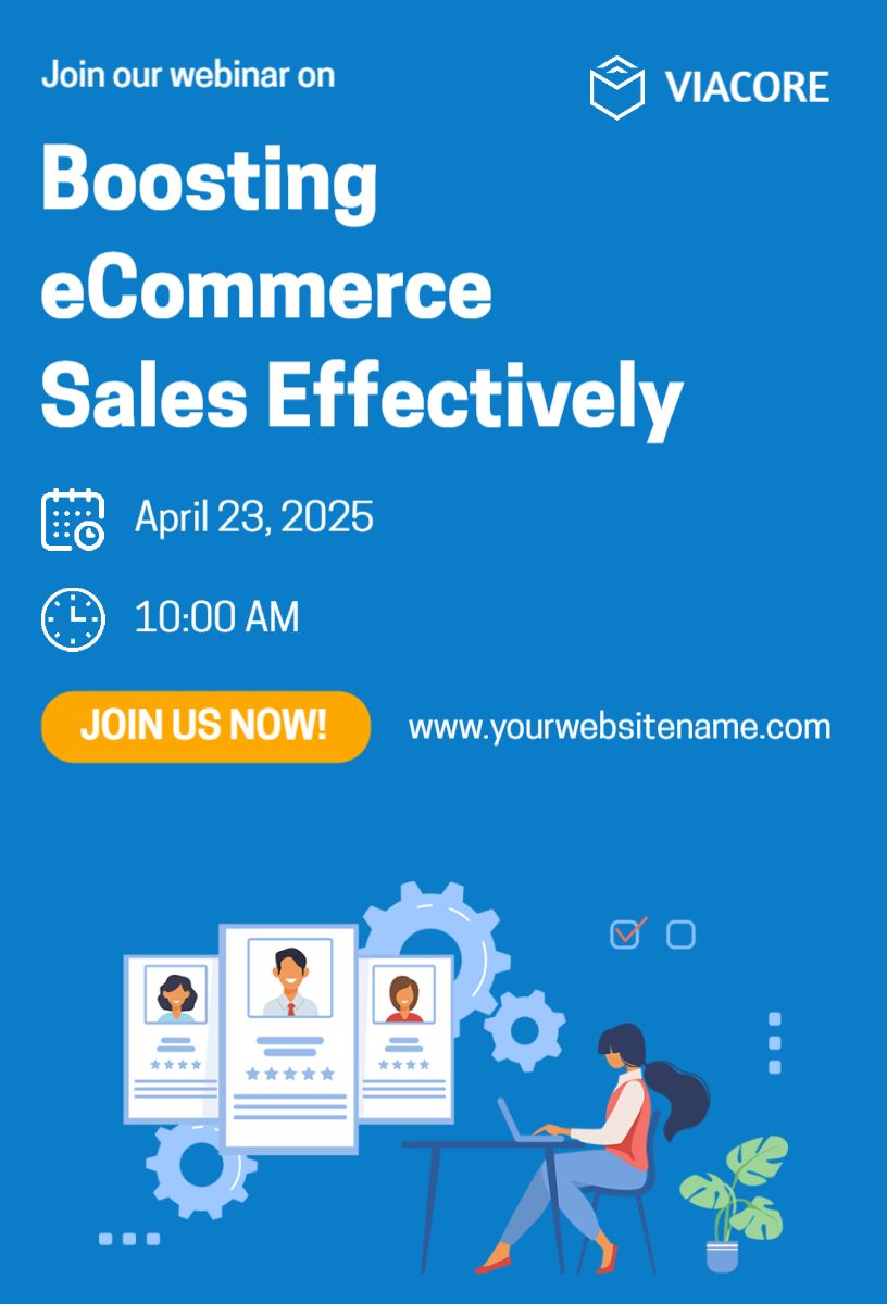 Effective eCommerce Sales Webinar Invitation Template