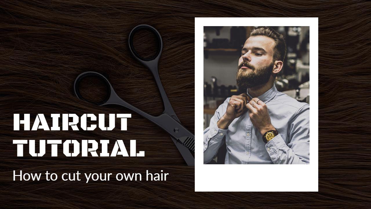 Effortless DIY Haircut Techniques Tutorial YouTube Thumbnail Template
