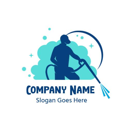 Effortlessly Clean Surfaces with Professional Pressure Washing Logo Template