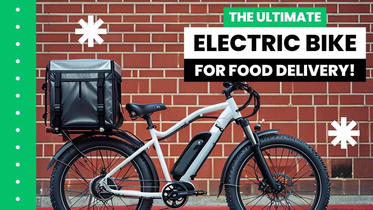 Electric Bike Food Delivery Service YouTube Thumbnail Template