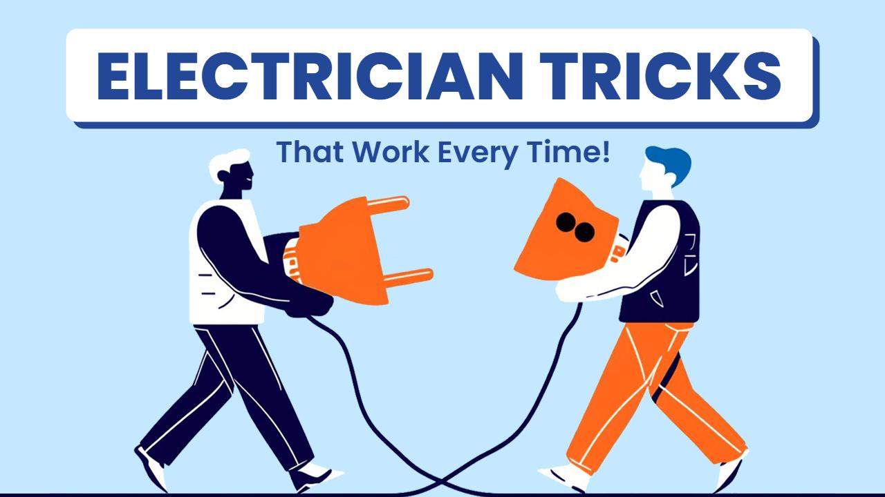 Electrician Tricks Tips Trending YouTube Thumbnail Template