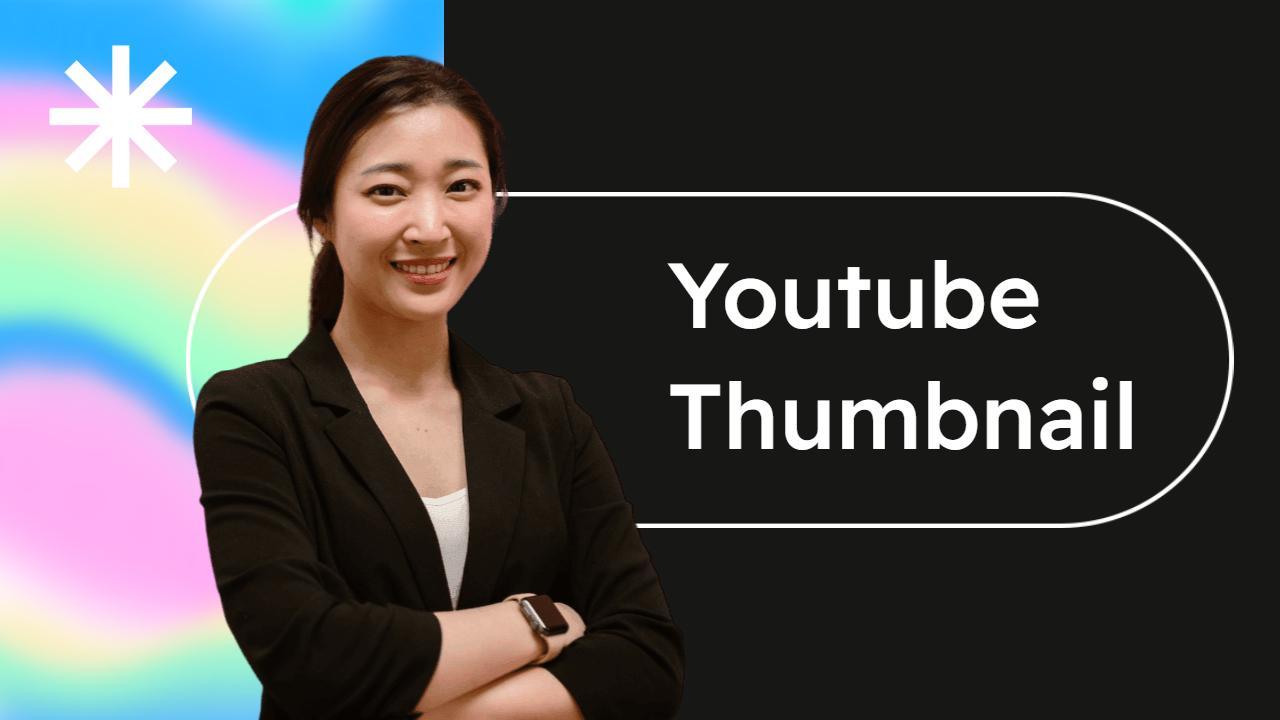 Elegant Abstract Background Design YouTube Thumbnail Template
