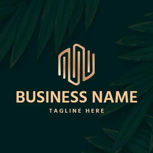 Elegant and Modern Business Design with Gold Accents Logo Template