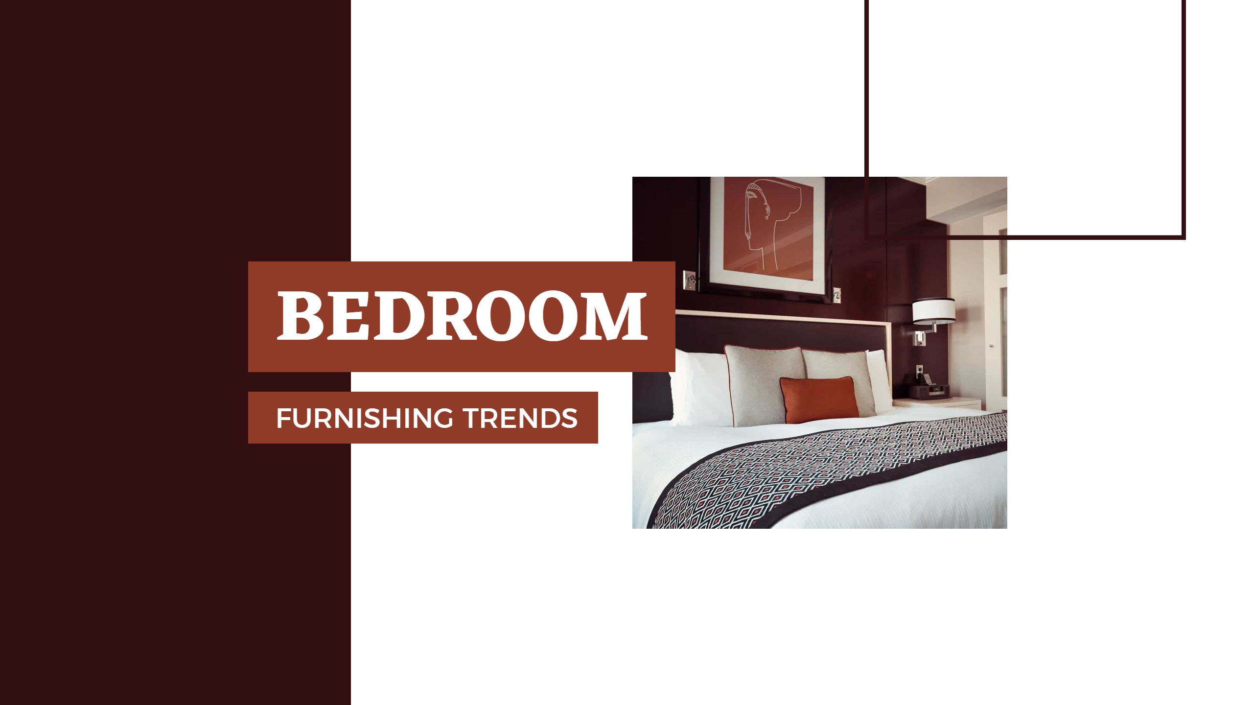 Elegant Bedroom Furnishing Trends with Modern Design YouTube Banner Template