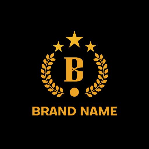 Elegant Black and Gold Design Emphasizing Royal Heritage Logo Template