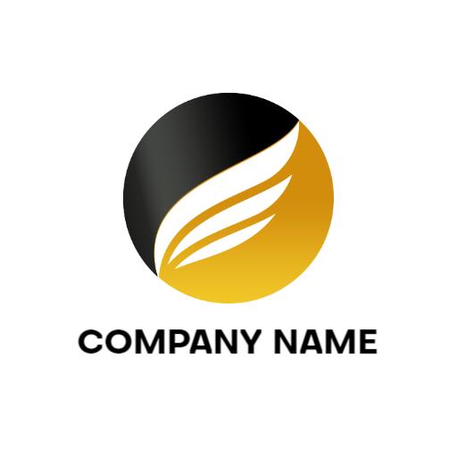 Elegant Black and Gold Design Highlighting Royal Branding Logo Template