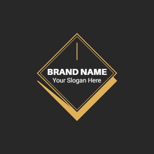 Elegant Black and Gold Royal Brand Identity Logo Template