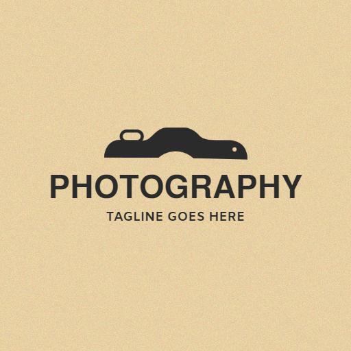 Elegant Black Camera Design Capturing Photography Moments Logo Template