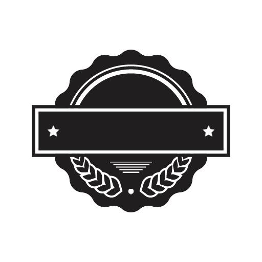 Elegant Black Circle Design Perfect for Branding Logo Template